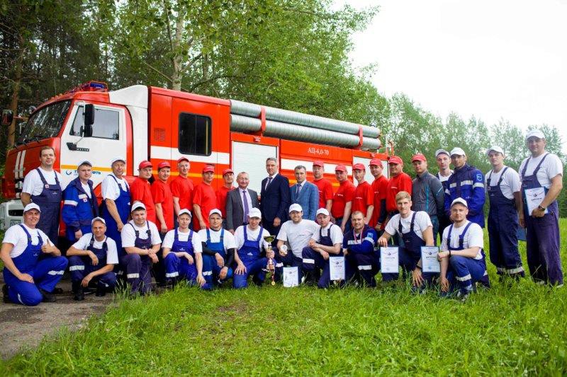 В "Транснефть - Север" завершились соревнования добровольных пожарных дружин 