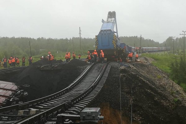 В Сосногорском районе из-за крушения поезда введен режим ЧС