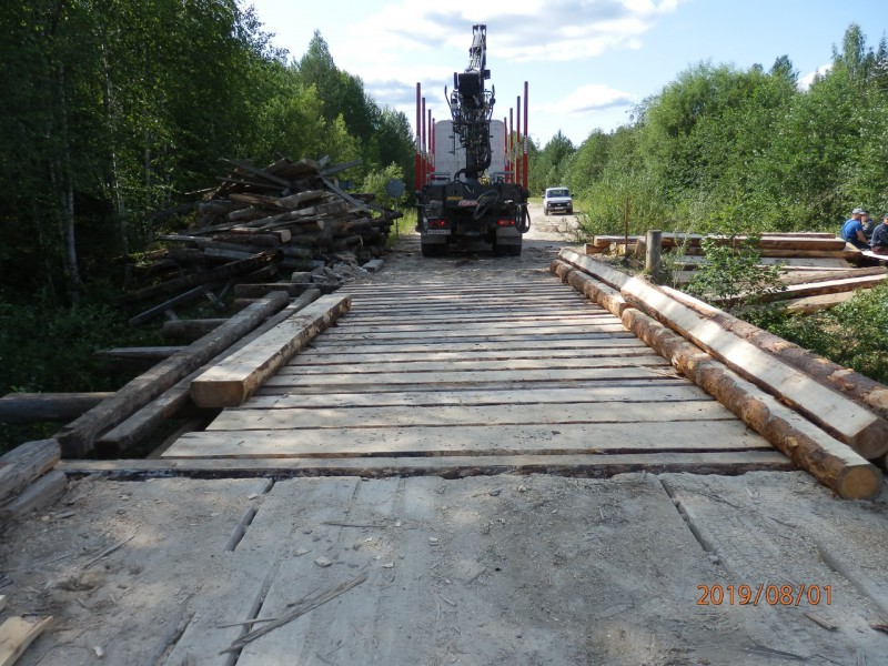 В Усть-Куломском районе после паводка открыли все понтонные мосты 