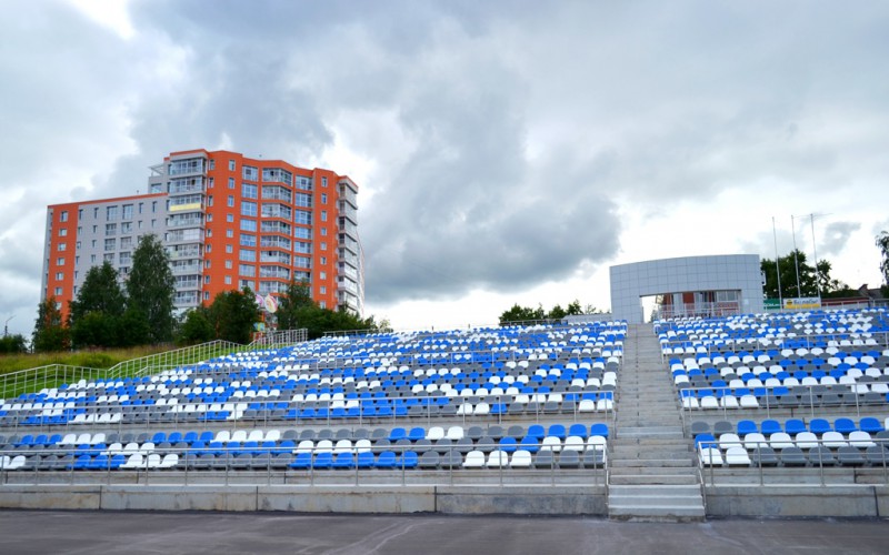Монди СЛПК завершил первый этап реконструкции стадиона спорткомплекса "Бумажник"