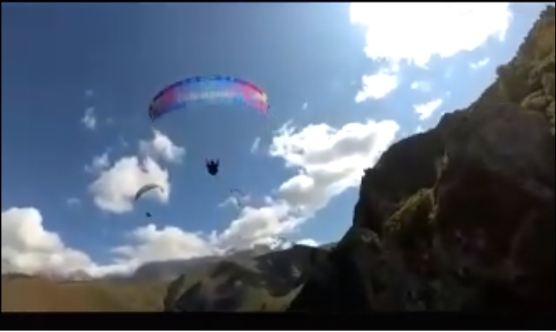 Смертельное столкновение с участием жителя Коми в небе Кабардино-Балкарии сняли на видео 