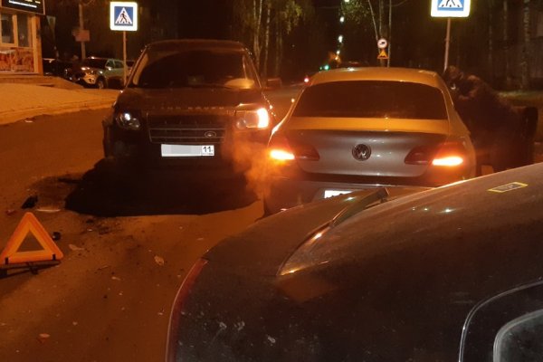 В Сыктывкаре Land Rover сбил пешехода на нерегулируемом переходе