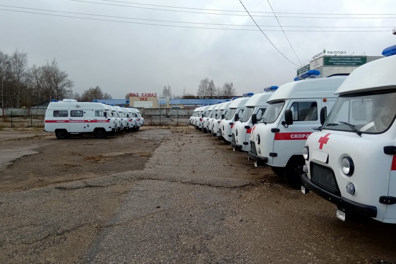 В Коми поступили еще 32 машины скорой медицинской помощи

