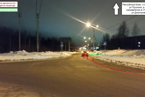 В Сыктывкаре образцовый водитель сбил девушку-пешехода