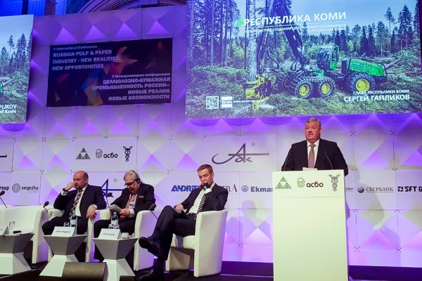 Сергей Гапликов рассказал о развитии лесной промышленности Коми на конференции в Вене
