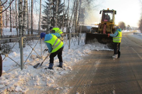 В Койгородском районе устраняют последствия снегопада и резкой оттепели 