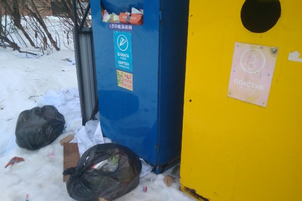 Администрация Сыктывкара обязала подрядчика своевременно убирать контейнеры для раздельного сбора мусора