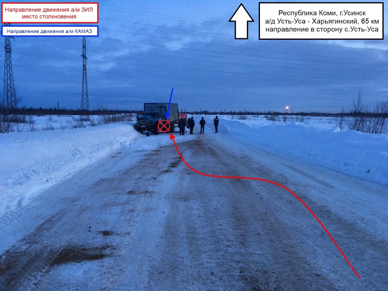 За сутки на трассе Усть-Уса - Харьягинский произошли два ДТП с большегрузами