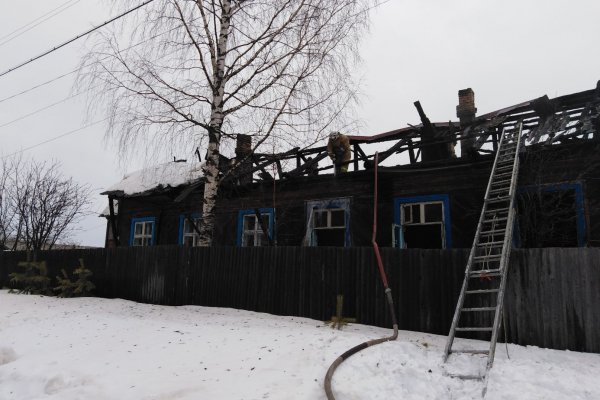 В Емве сгорел жилой дом