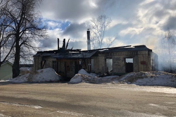 В Прилузье планируют восстановить сгоревшее накануне здание сельсовета