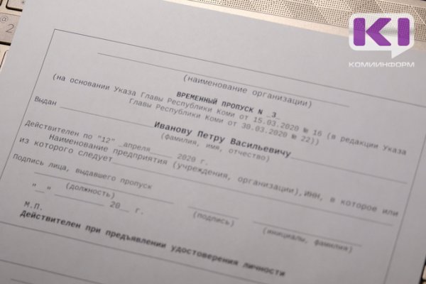 Мэрия Сыктывкара согласовала 2277 заявок на получение спецпропусков
