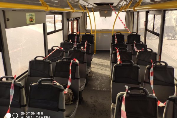 В Воркуте количество посадочных мест в автобусах и маршрутных такси сократят в два раза