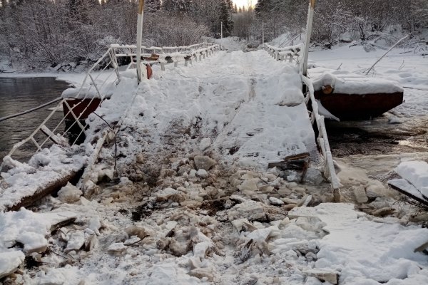 Руководителю Прилузского района внесено представление за опасные мосты на реках 