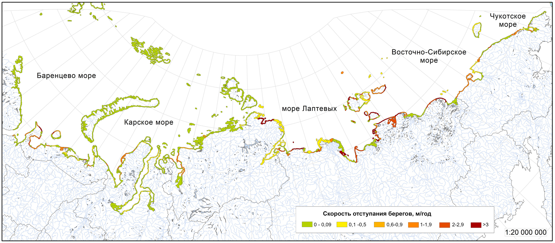 Карты динамики. Арктическое побережье России на карте. Карта динамики берегов арктических морей в России. Карта арктического побережья России моря. Арктические моря России карта.