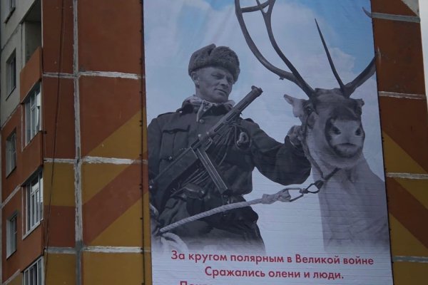 Мэр Усинска получил прокурорское предостережение за плакат с финским солдатом