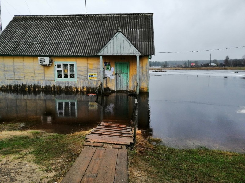 Большая вода пришла в Койгородский район