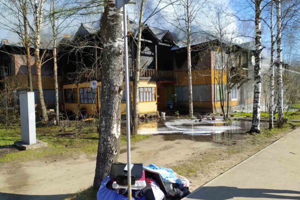 20 человек эвакуировались во время пожара в Сосногорске