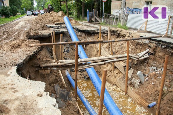Перекладку водовода в районе Октябрьского проспекта в Сыктывкаре начнут в июле
