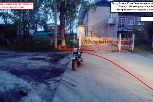 В Емве водителя мотоцикла ИЖ остановила ограда детского сада