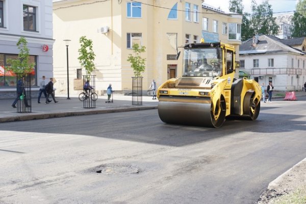 В столице Коми отремонтировано 12 улиц