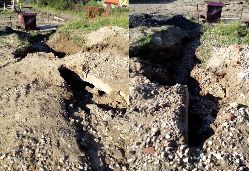 В Ижемском районе стихия разрушила только что отремонтированную дорогу 