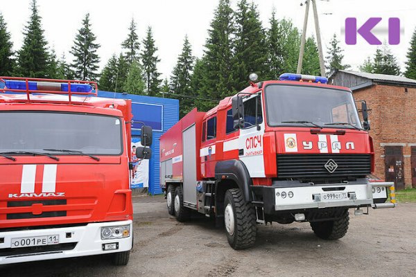 В магазине Объячево произошел пожар