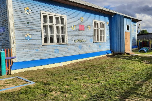 В селе Шошка отремонтировали фундамент детского сада

