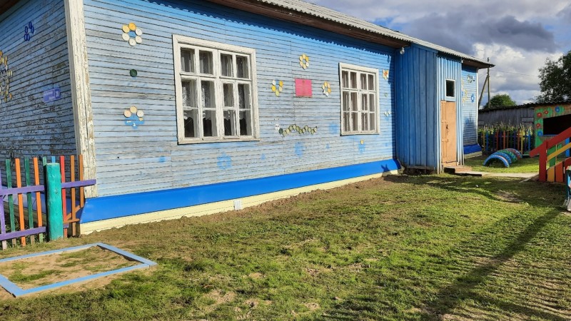 В селе Шошка отремонтировали фундамент детского сада

