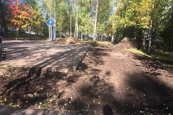 В сыктывкарском парке имени Кирова началась реконструкция баскетбольной площадки