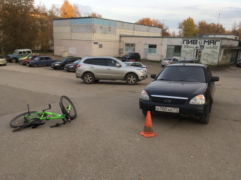 В Сыктывкаре за двое суток в ДТП пострадали пятеро детей