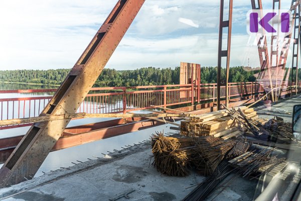 Мост в Малой Слуде ремонтируют в ускоренном темпе