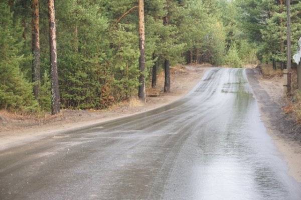 В Сыктывкаре завершён ремонт автодороги к местечку Красная Гора