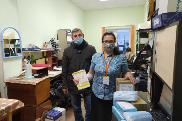 Штаб #МыВместе передал СИЗы сельским волонтерам акции в Усть-Куломский районе