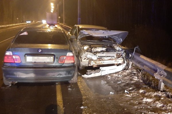 В Сыктывкаре пьяный и лишенный водительских прав водитель спровоцировал тройное ДТП