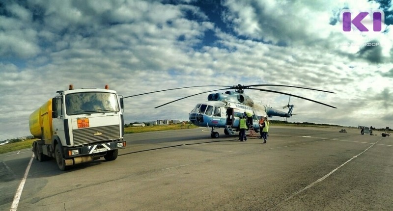 До установления ледовой переправы жителям Усть-Цилемского района организованы вертолётные рейсы

