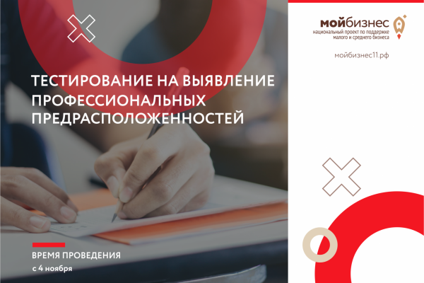 Тестирование на выявление профессиональных предрасположенностей к предпринимательству от 