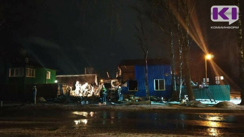 На месте пожара в Сыктывкаре обнаружено тело 73-летнего мужчины