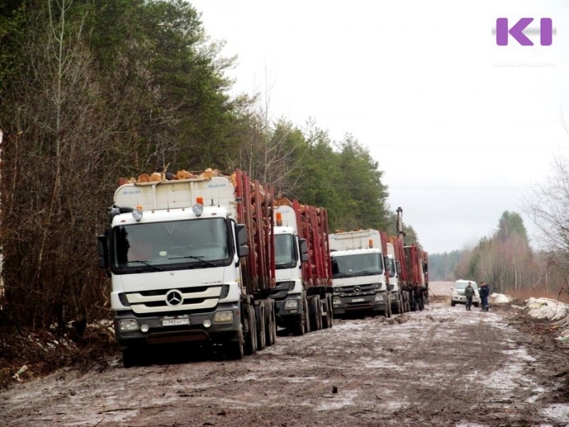 В Коми проблему с разбитыми лесовозами дорогами решат переходом на зимний вывоз леса 