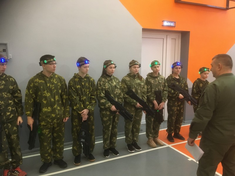 При поддержке ЛУКОЙЛа для кадетов из Сосногорска приобрели комплекты для игры в лазертаг

