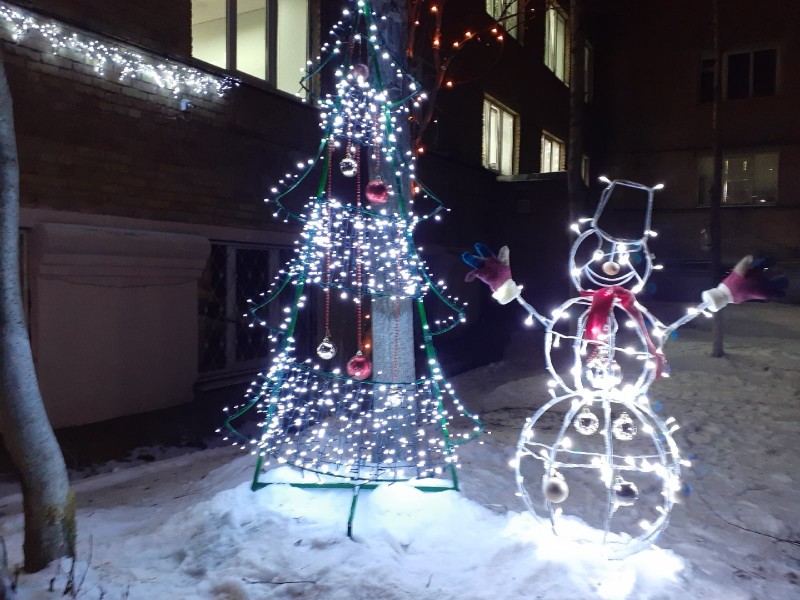 В Ухте ищут вандала, который украл новогоднего снеговика у детской художественной школы