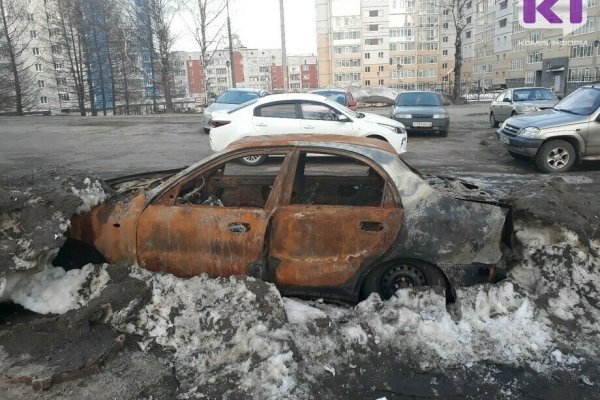За сутки в Коми сгорели три автомобиля