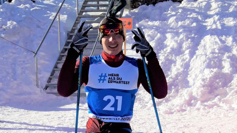 Иван Голубков завоевал вторую золотую медаль по биатлону на Кубке мира в Словении