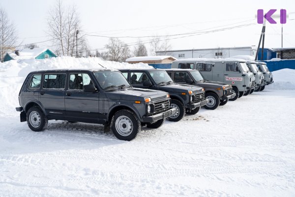 Прилузская ЦРБ получила семь новых автомобилей скорой помощи