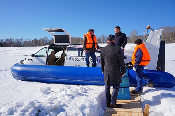 Новое судно на воздушной подушке готовят к перевозке сыктывкарцев по маршруту Седкыркещ – Алешино