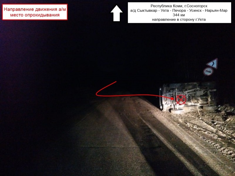 В Сосногорске на дороге травмировалась женщина 