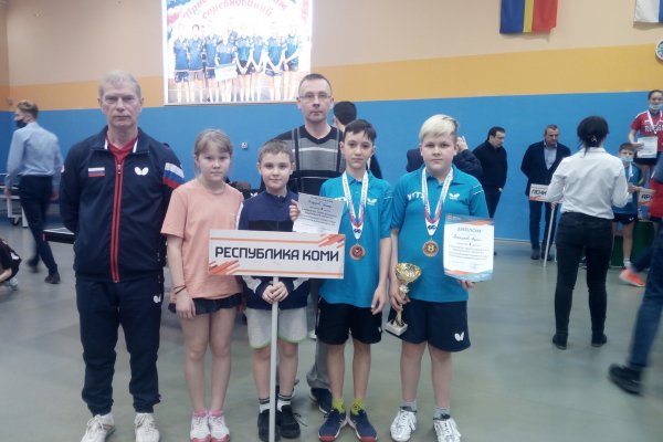 Юные ухтинцы одержали победу на первенстве СЗФО по настольному теннису