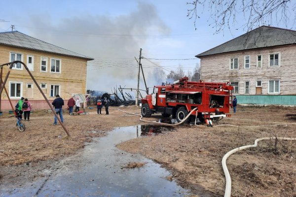 Виновником крупного пожара в Сыктывкаре оказался 10-летний мальчик
