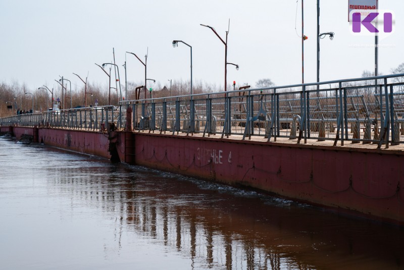 В Сыктывдине с нарушениями эксплуатировали наплавной мост через Сысолу