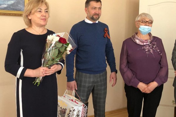 Лариса Карачёва и Игорь Дягилев поздравили пациентов госпиталя ветеранов