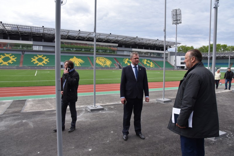 На реконструированном республиканском стадионе в Сыктывкаре начал работу "Дом спорта"